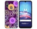 Funda Gel Tpu para Motorola Moto e6s diseño Radial Dibujos