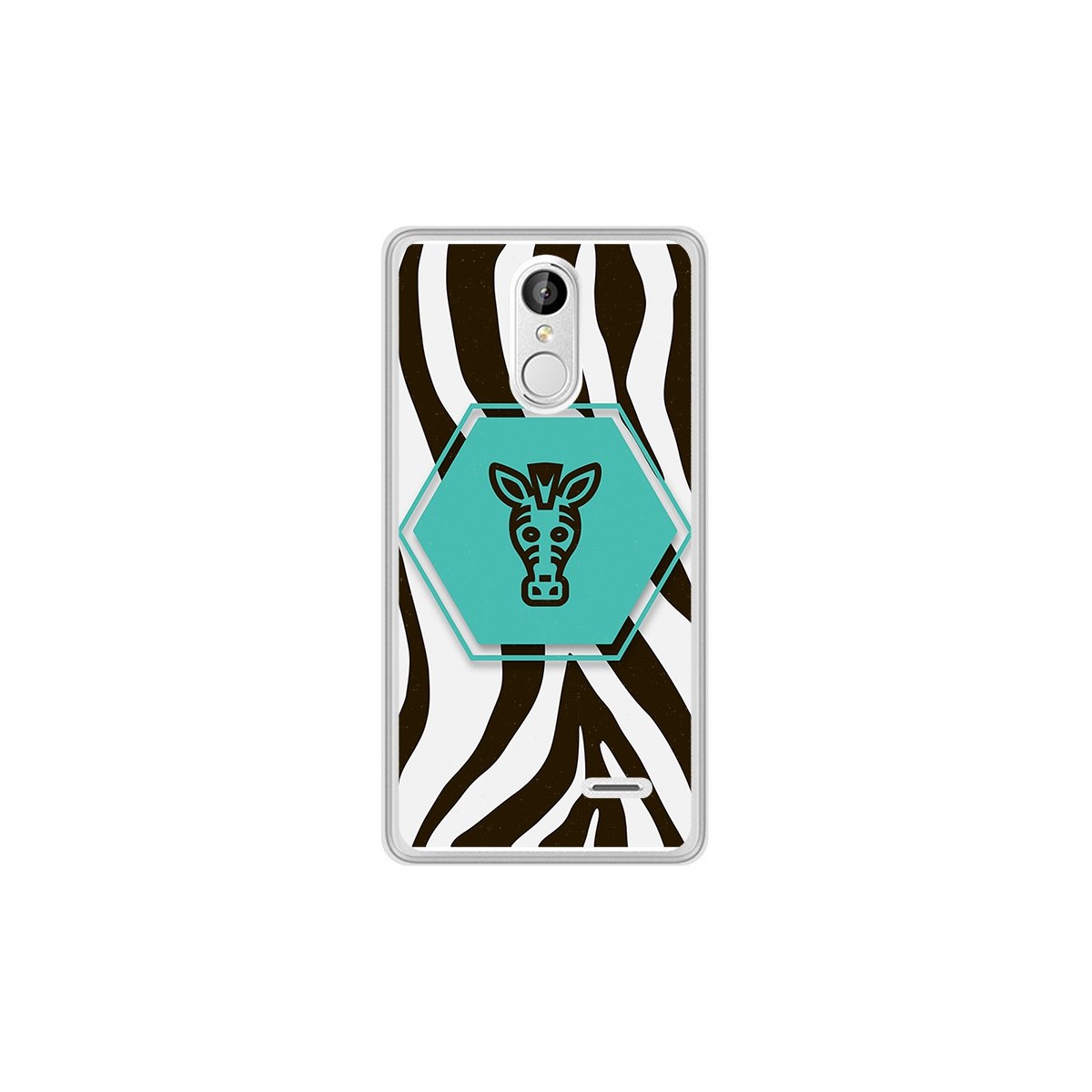 Funda Gel Tpu para Leagoo M5 Plus Diseño Cebra Dibujos