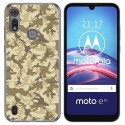 Funda Gel Tpu para Motorola Moto e6s diseño Sand Camuflaje Dibujos