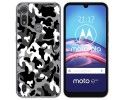 Funda Gel Tpu para Motorola Moto e6s diseño Snow Camuflaje Dibujos