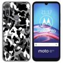 Funda Gel Tpu para Motorola Moto e6s diseño Snow Camuflaje Dibujos