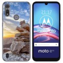 Funda Gel Tpu para Motorola Moto e6s diseño Sunset Dibujos