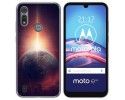 Funda Gel Tpu para Motorola Moto e6s diseño Tierra Dibujos
