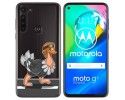 Funda Gel Transparente para Motorola Moto G8 Power diseño Avestruz Dibujos