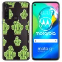 Funda Gel Transparente para Motorola Moto G8 Power diseño Cactus Dibujos
