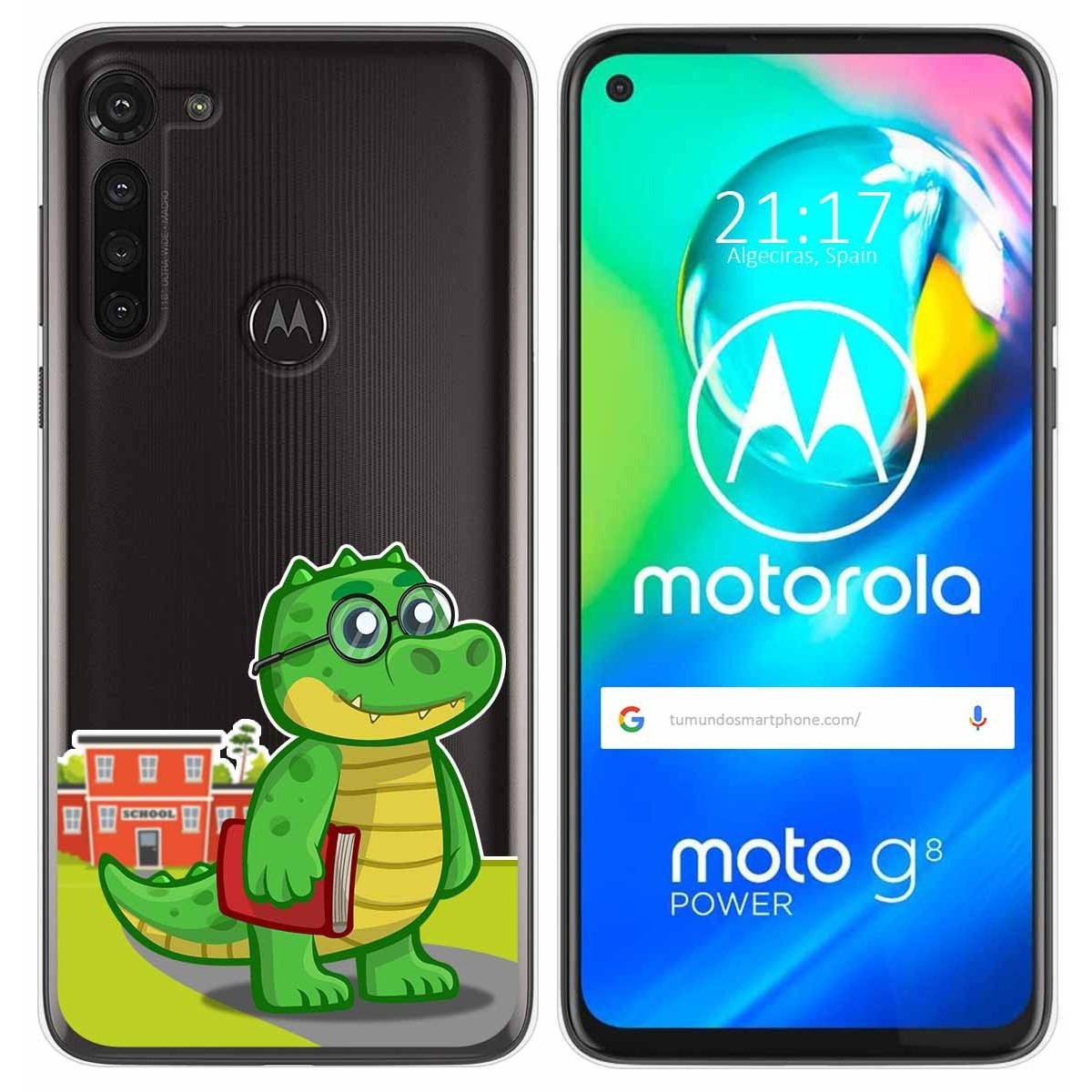 Funda Gel Transparente para Motorola Moto G8 Power diseño Coco Dibujos