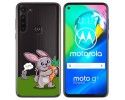 Funda Gel Transparente para Motorola Moto G8 Power diseño Conejo Dibujos