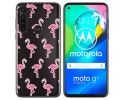 Funda Gel Transparente para Motorola Moto G8 Power diseño Flamenco Dibujos