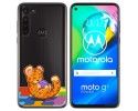 Funda Gel Transparente para Motorola Moto G8 Power diseño Leopardo Dibujos