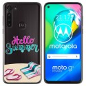 Funda Gel Transparente para Motorola Moto G8 Power diseño Summer Dibujos