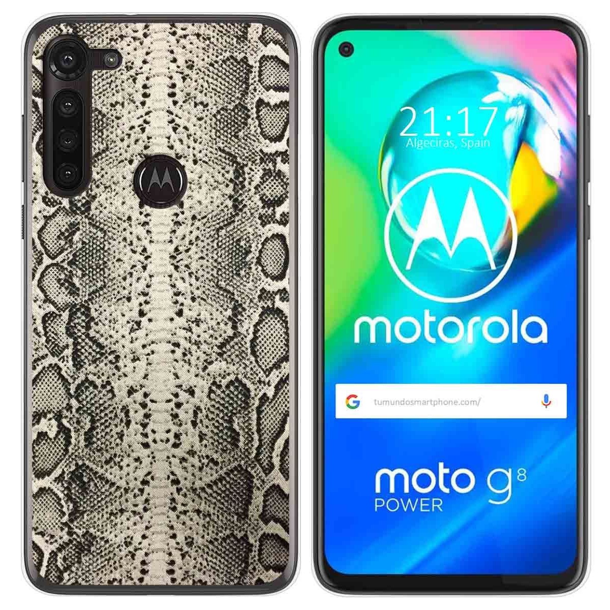 Funda Gel Tpu para Motorola Moto G8 Power diseño Animal 01 Dibujos