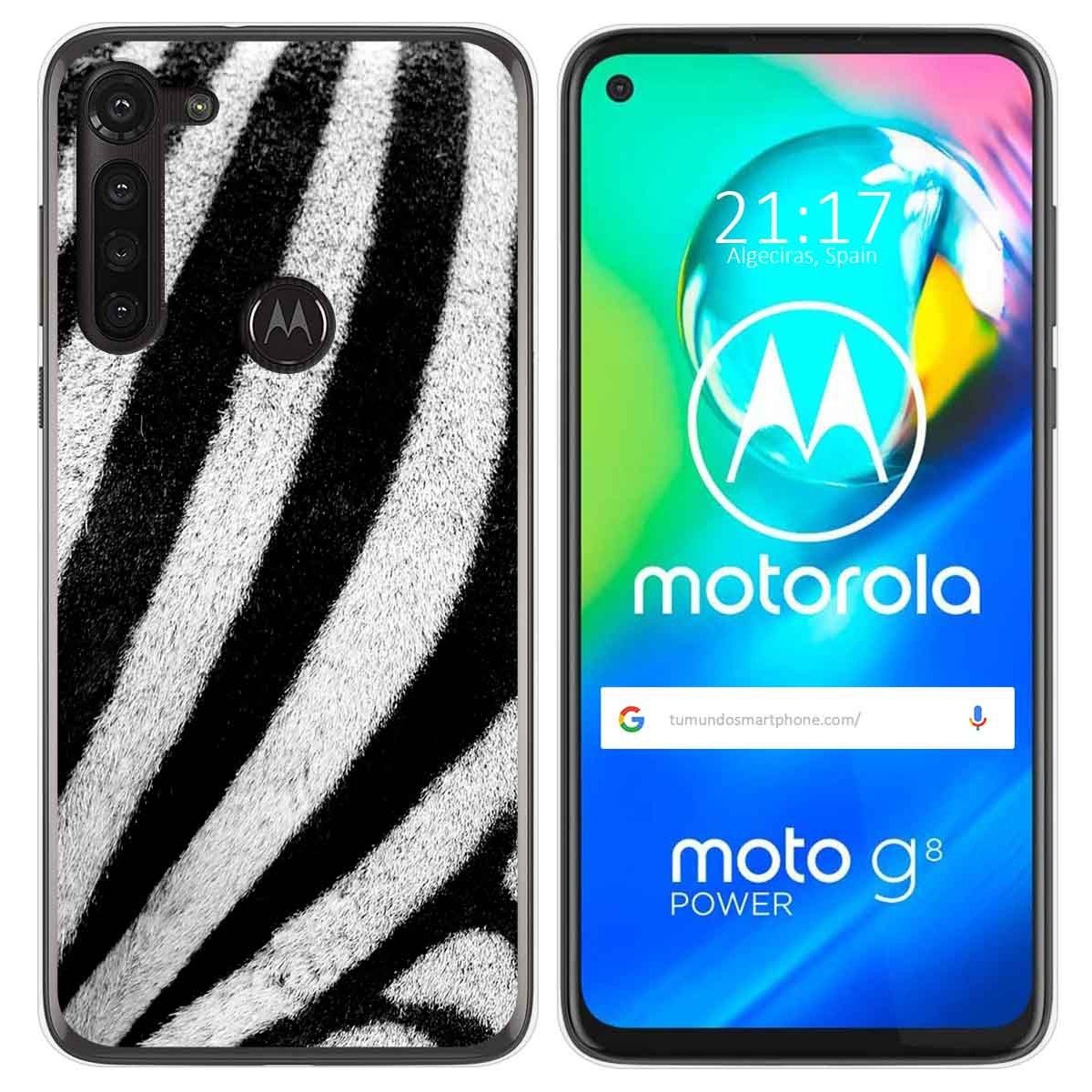 Funda Gel Tpu para Motorola Moto G8 Power diseño Animal 02 Dibujos