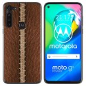 Funda Gel Tpu para Motorola Moto G8 Power diseño Cuero 01 Dibujos