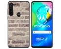 Funda Gel Tpu para Motorola Moto G8 Power diseño Ladrillo 01 Dibujos