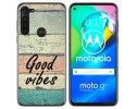 Funda Gel Tpu para Motorola Moto G8 Power diseño Madera 01 Dibujos