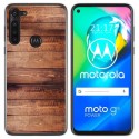 Funda Gel Tpu para Motorola Moto G8 Power diseño Madera 02 Dibujos