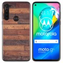 Funda Gel Tpu para Motorola Moto G8 Power diseño Madera 03 Dibujos