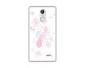 Funda Gel Tpu para Leagoo M5 Plus Diseño Flores Minimal Dibujos