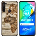 Funda Gel Tpu para Motorola Moto G8 Power diseño Madera 07 Dibujos