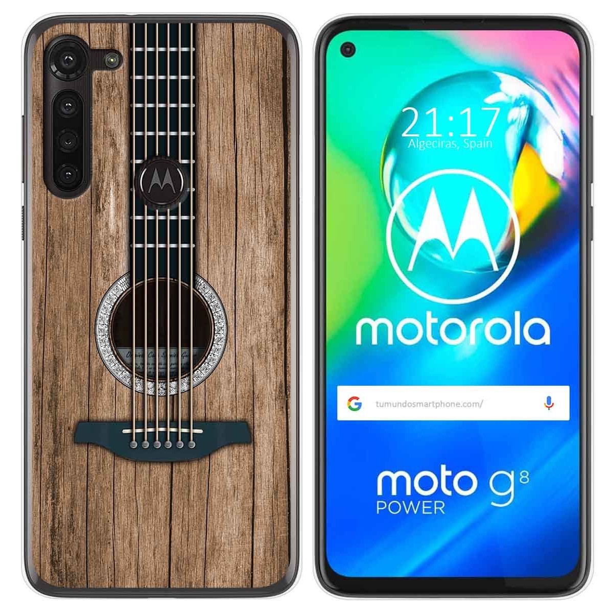 Funda Gel Tpu para Motorola Moto G8 Power diseño Madera 11 Dibujos