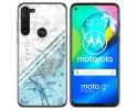 Funda Gel Tpu para Motorola Moto G8 Power diseño Mármol 02 Dibujos