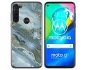 Funda Gel Tpu para Motorola Moto G8 Power diseño Mármol 09 Dibujos