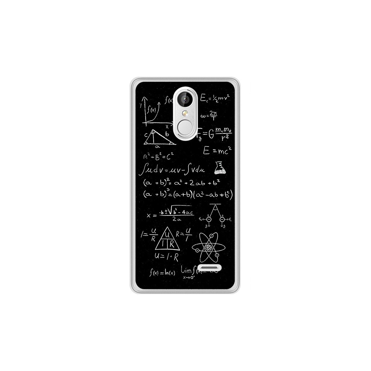 Funda Gel Tpu para Leagoo M5 Plus Diseño Formulas Dibujos