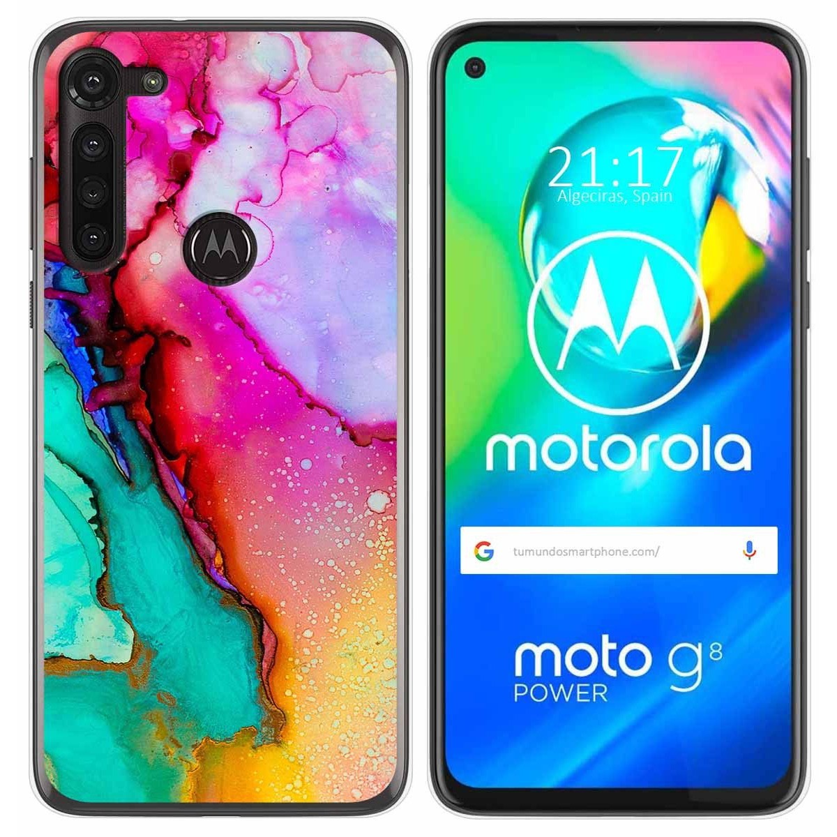 Funda Gel Tpu para Motorola Moto G8 Power diseño Mármol 15 Dibujos