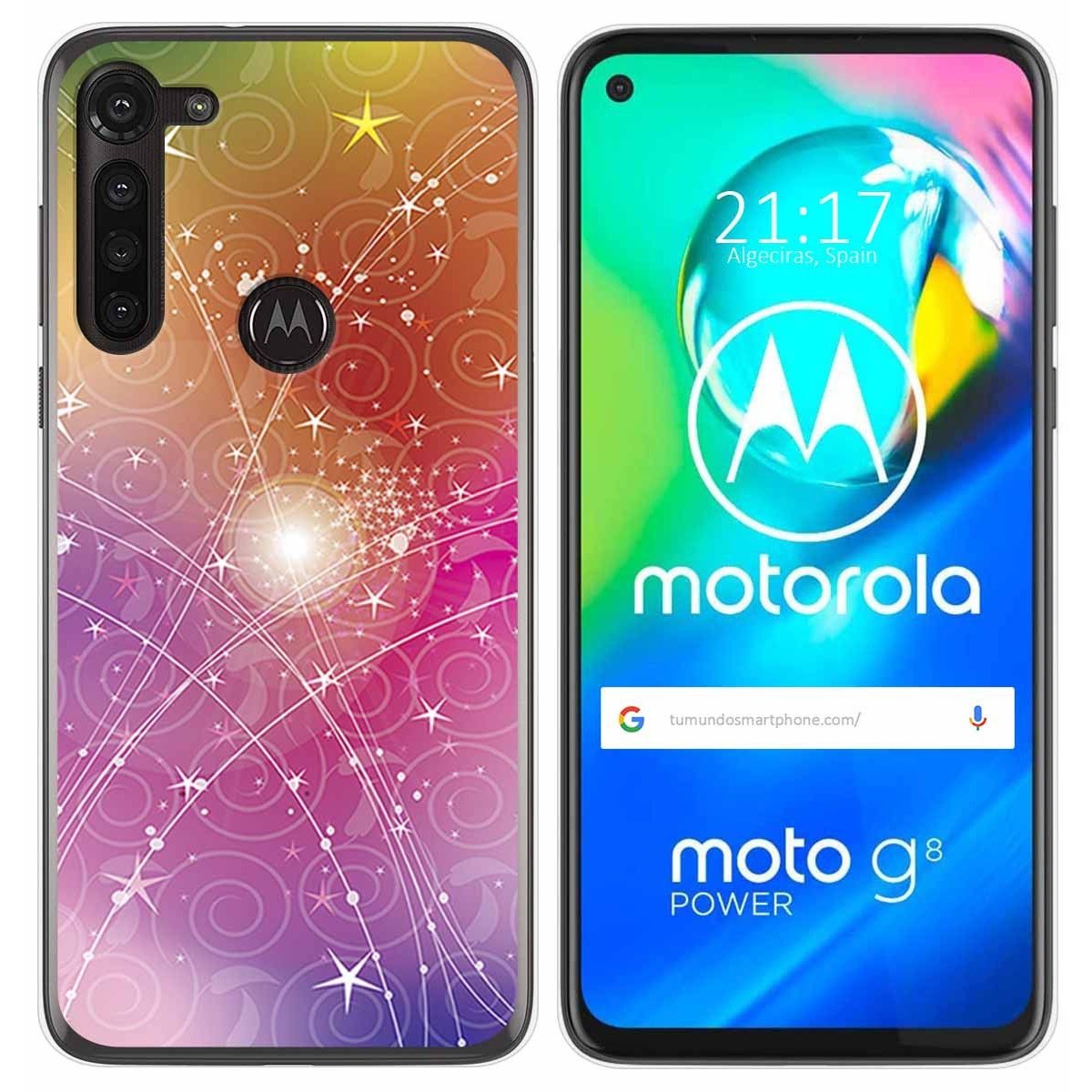 Funda Gel Tpu para Motorola Moto G8 Power diseño Abstracto Dibujos