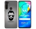 Funda Gel Tpu para Motorola Moto G8 Power diseño Barba Dibujos