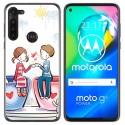 Funda Gel Tpu para Motorola Moto G8 Power diseño Café Dibujos