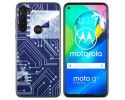 Funda Gel Tpu para Motorola Moto G8 Power diseño Circuito Dibujos