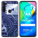 Funda Gel Tpu para Motorola Moto G8 Power diseño Circuito Dibujos