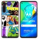 Funda Gel Tpu para Motorola Moto G8 Power diseño Comic Dibujos