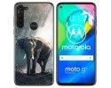 Funda Gel Tpu para Motorola Moto G8 Power diseño Elefante Dibujos