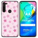 Funda Gel Tpu para Motorola Moto G8 Power diseño Flores Dibujos