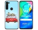 Funda Gel Tpu para Motorola Moto G8 Power diseño Furgoneta Dibujos