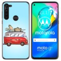 Funda Gel Tpu para Motorola Moto G8 Power diseño Furgoneta Dibujos