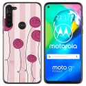 Funda Gel Tpu para Motorola Moto G8 Power diseño Flores Vintage Dibujos