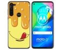 Funda Gel Tpu para Motorola Moto G8 Power diseño Helado Vainilla Dibujos