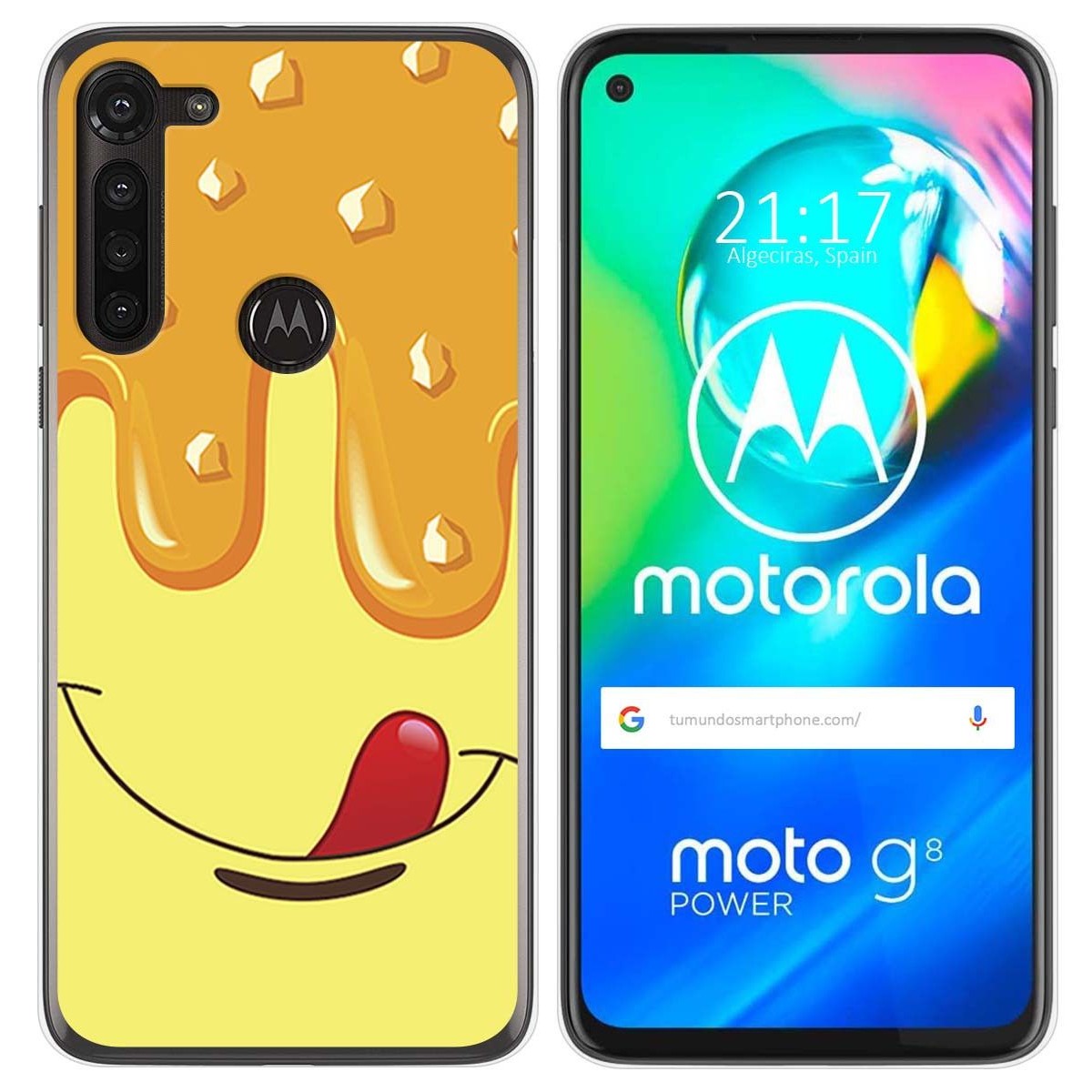 Funda Gel Tpu para Motorola Moto G8 Power diseño Helado Vainilla Dibujos