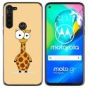 Funda Gel Tpu para Motorola Moto G8 Power diseño Jirafa Dibujos