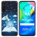 Funda Gel Tpu para Motorola Moto G8 Power diseño Libro Cuentos Dibujos