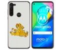 Funda Gel Tpu para Motorola Moto G8 Power diseño Leones Dibujos