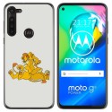 Funda Gel Tpu para Motorola Moto G8 Power diseño Leones Dibujos