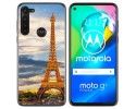 Funda Gel Tpu para Motorola Moto G8 Power diseño Paris Dibujos