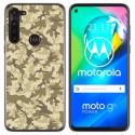 Funda Gel Tpu para Motorola Moto G8 Power diseño Sand Camuflaje Dibujos