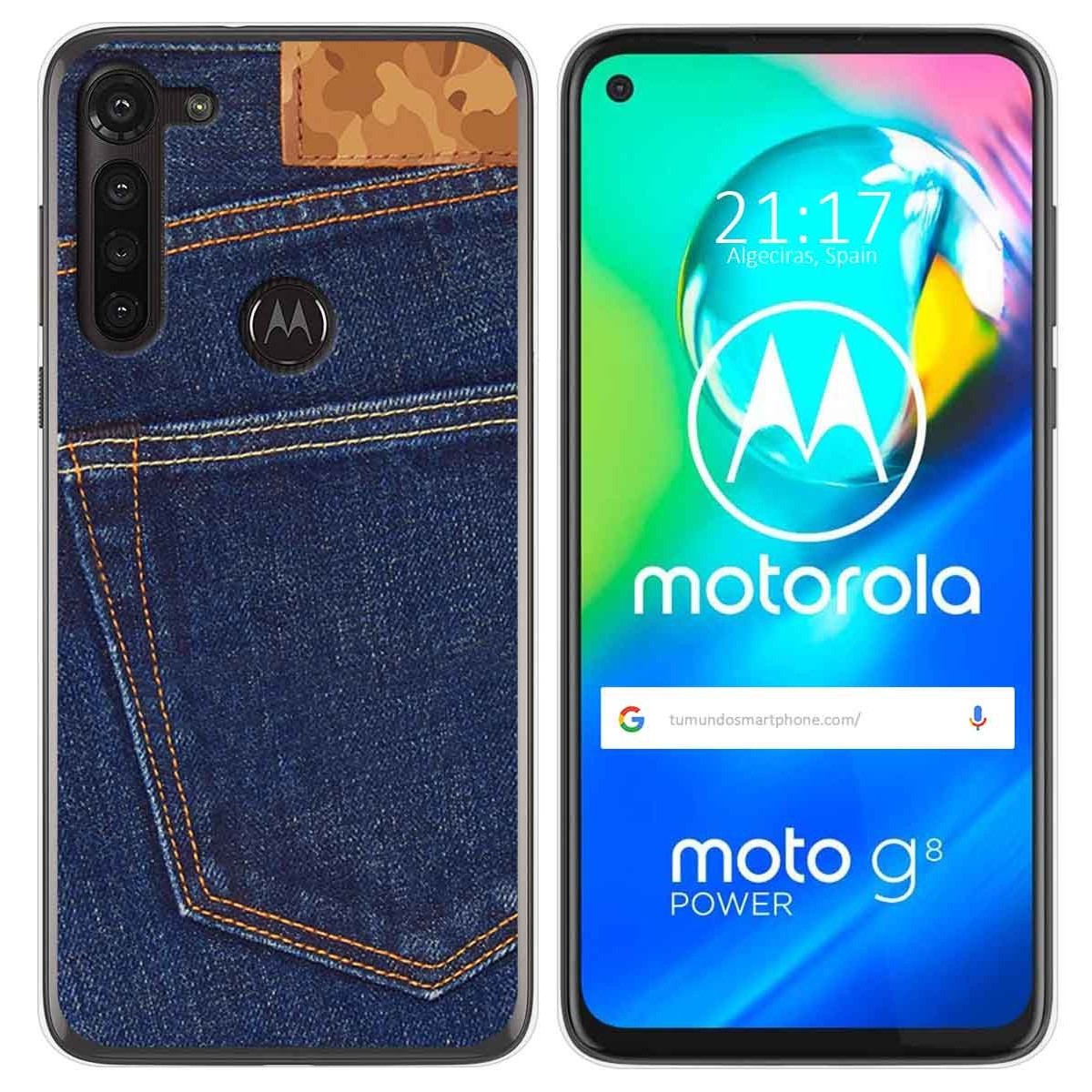 Funda Gel Tpu para Motorola Moto G8 Power diseño Vaquero Dibujos