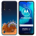 Funda Gel Transparente para Motorola Moto G8 Power Lite diseño Bufalo Dibujos