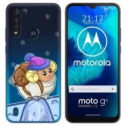 Funda Gel Transparente para Motorola Moto G8 Power Lite diseño Cabra Dibujos